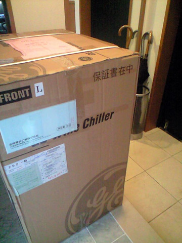 玄関渡しにてドドーンと到着。