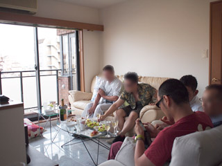 パーティーの時の様子。