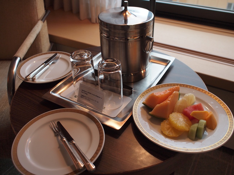 エグゼクティブフロア－に泊まったので、ウェルカムフルーツのサービスがついていた。