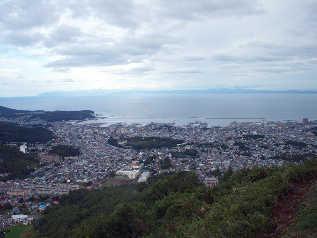 天狗山からの小樽市内。