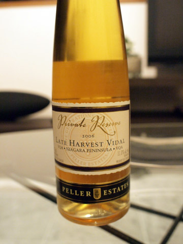 カナダ産　Peller EstatesのPrivate Reserve。