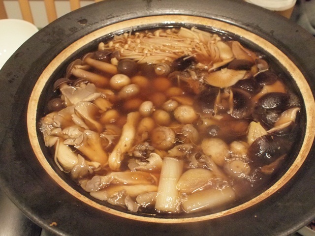 きのこのだしが出ておいしい！