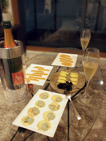 夜に高カロリー責め。（笑）