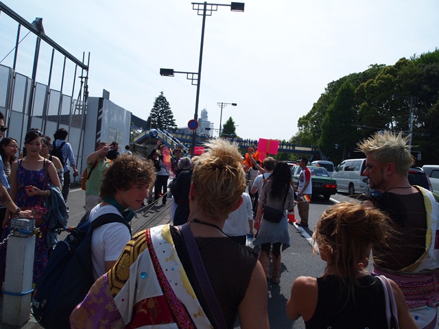 もうちょっとでイベント広場に戻るところ。