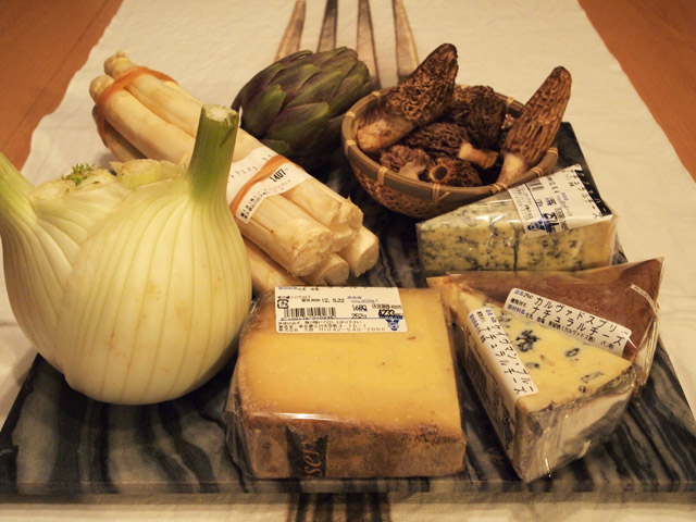 チーズとフレンチ食材