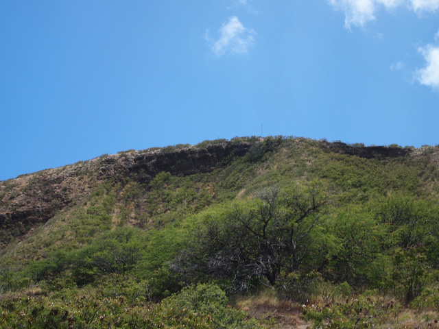 クレーターの内側。まあ、こんなもんか。（笑）