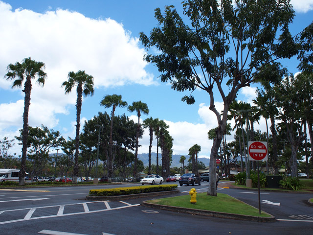 Waikele Centerのスターバックス前。写真を撮るべき所もそうなかったが、記録として。