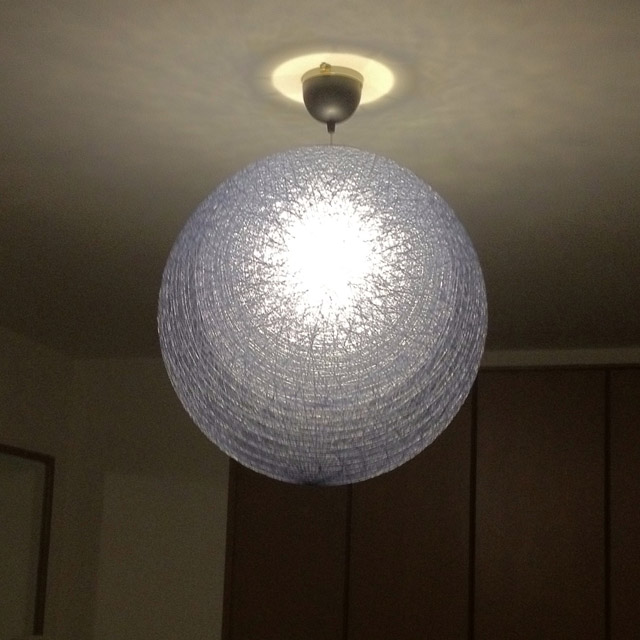 点灯したところ。