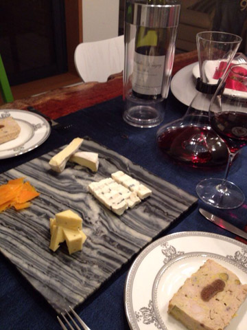 夕方1食目の光景。