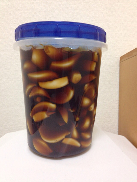 これを2本漬けている。