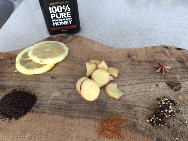 喉にいいスパイスティー