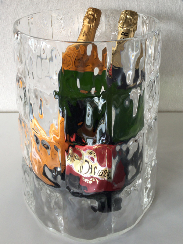 シャンパンクーラーとして使用。