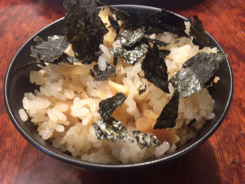 干貝柱の炊き込みご飯