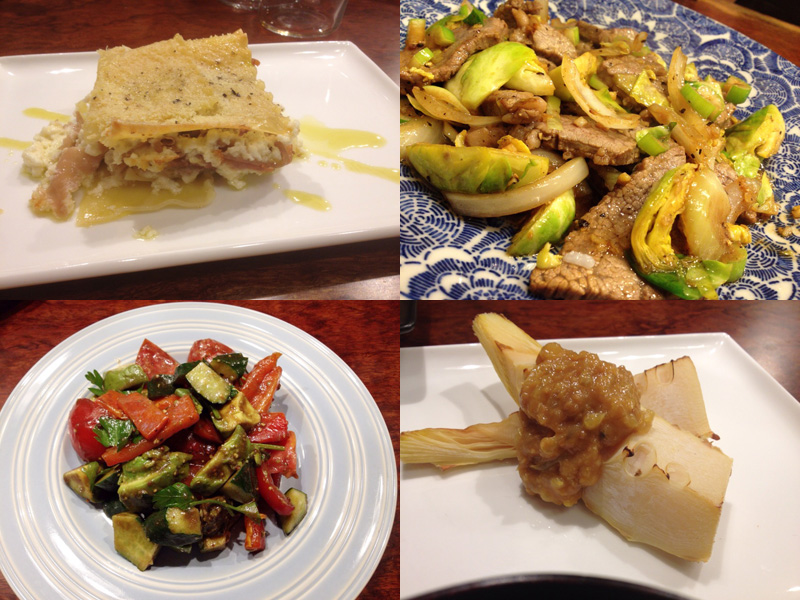 夕飯はメニューが重複しないように和洋中エスニック様々に作るようにはしている。