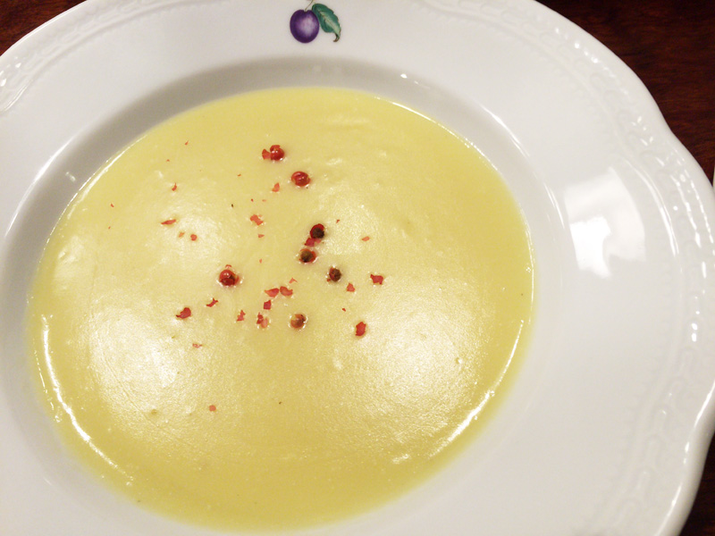 さつまいものポタージュ。