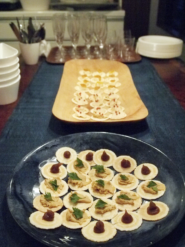 用意したのはおつまみ程度