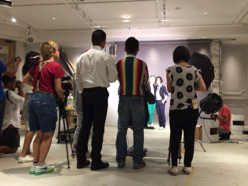 こんな風にして撮影されている。