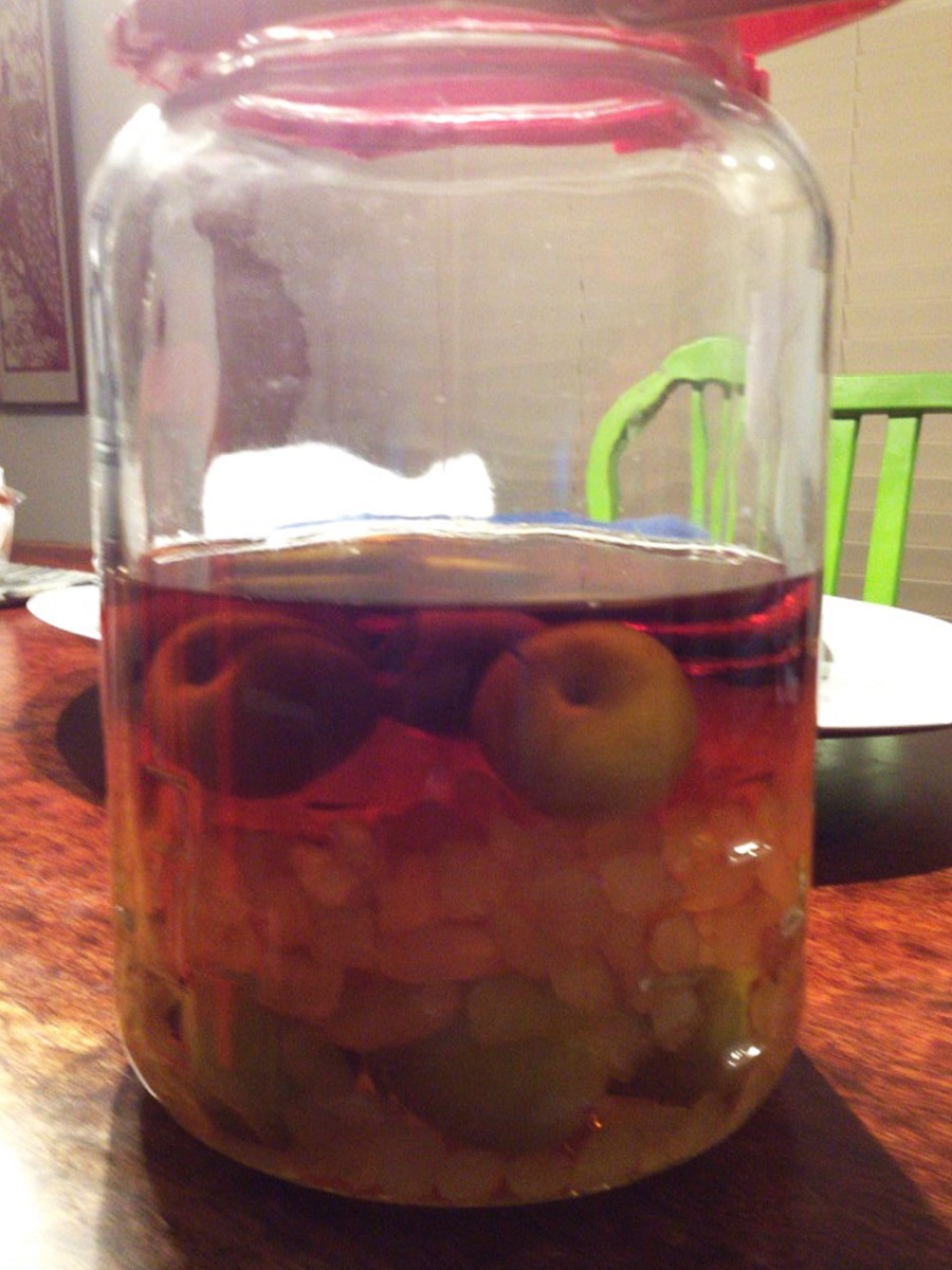 これは2年前、浸けた直後。