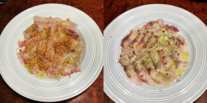 スズキのカルパッチョ2種