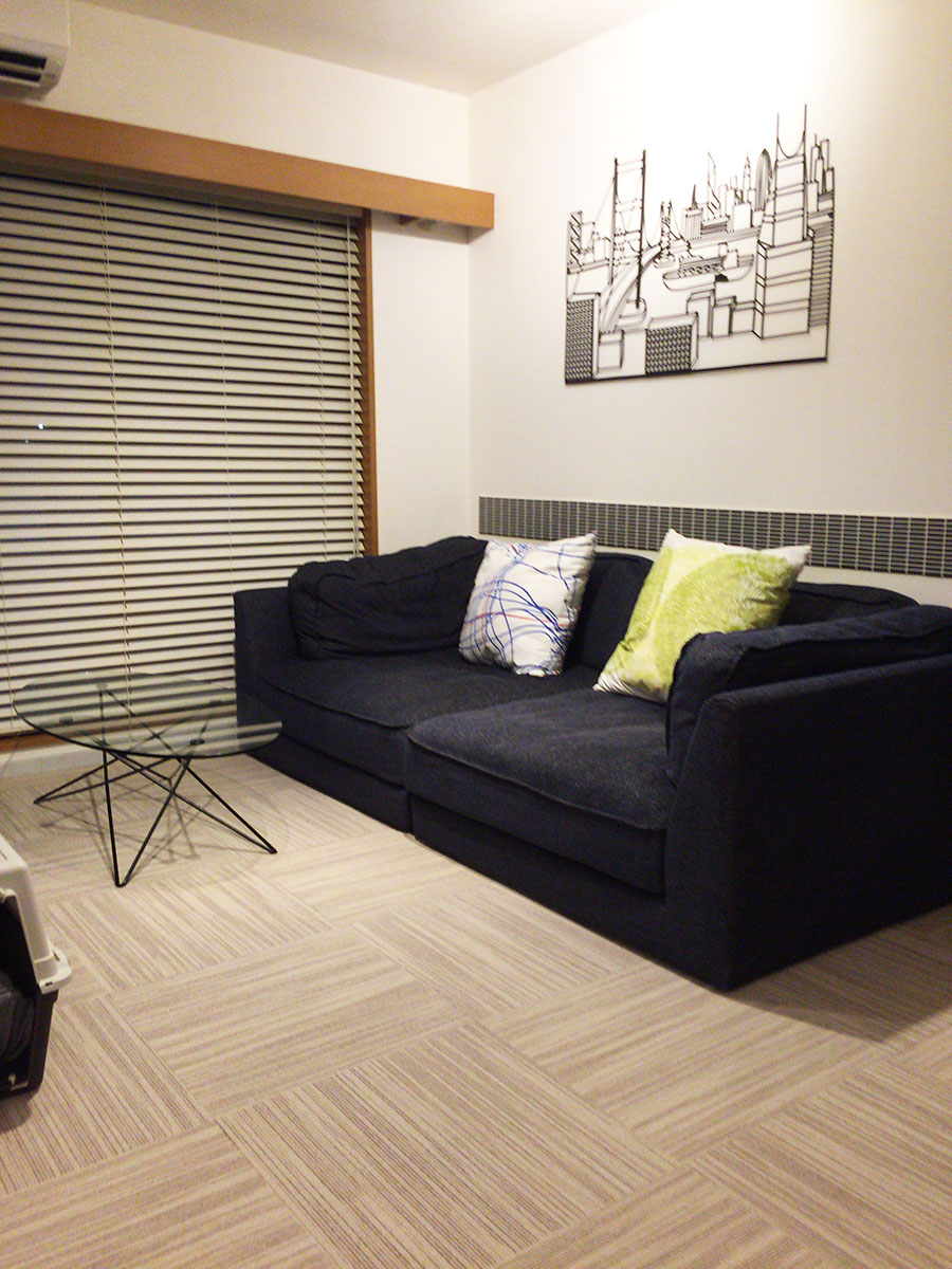 全体に敷き込むとこんな感じに。