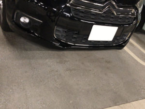 まだ車が帰ってきておらず、代車。