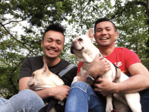 帰りに、代々木公園で。