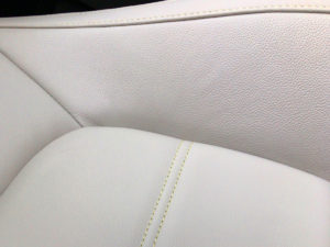 ジャガーXEのウィンザーレザーシート。