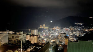 熱海の夜景。