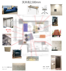 送った図。セキュリティー上図面はボカしてある。