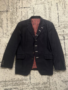 コムデギャルソン オムのネイビージャケット