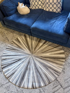 パッチワークによるラグ、Dimas。