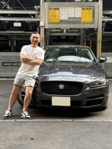 コーティング後。そういえば愛車と写真を撮ったことはそうない。