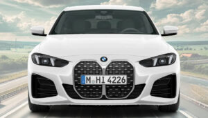 4シリーズグランクーペ（LCI　マイナーチェンジ版）のグリル。