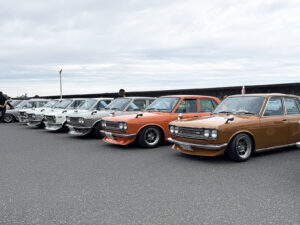 懐かしの510ブルーバード達。