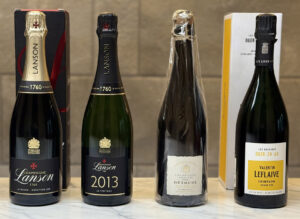LANSON Le Black Création 258、LANSON 2013 Le Vintage、PAUL DÈTHUNE Cuvée À L'Ancienne 2013、VALENTIN LEFLAIVE Oger 20 4.0