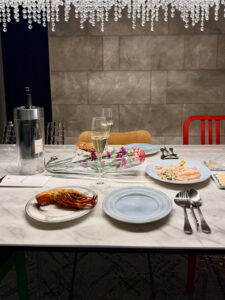 Bollinger La Grande Année 2015の肴はテルミドールと越前蟹。