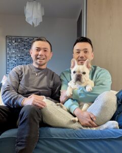 ノアノアも一緒に17周年の写真撮影。