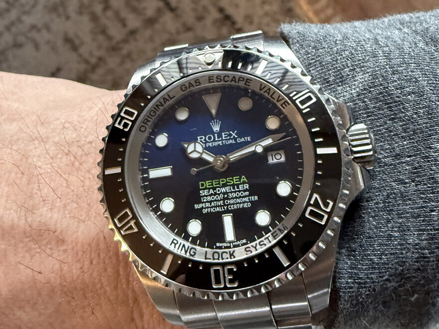 ディープシーをつけて見たところ。