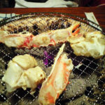 炭火焼。じっくり焼くもよし、表面の色が変わった程度で食べるもよし。