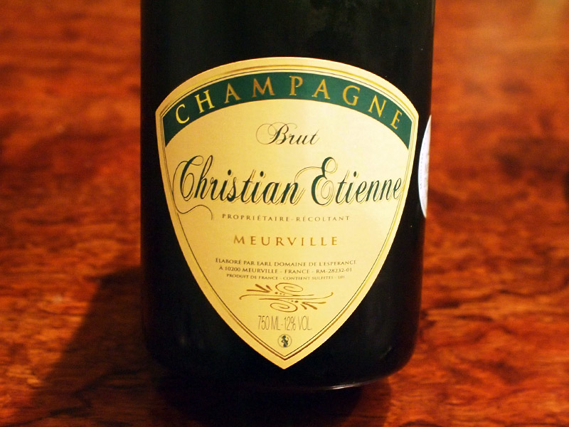 Christian Etienne Cuvée Prestige Brut　シャンパンレビュー