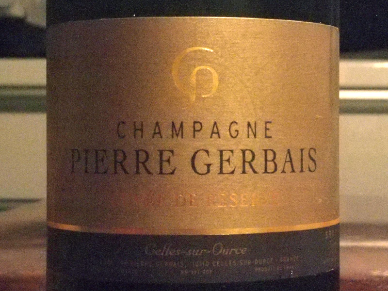 シャンパーニュレビュー　Pierre Gerbais Cuvée de Reserve Brut