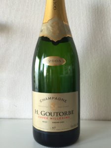シャンパーニュレビュー　Henri Goutorbe 2005 Cuvée Millésimé Brut
